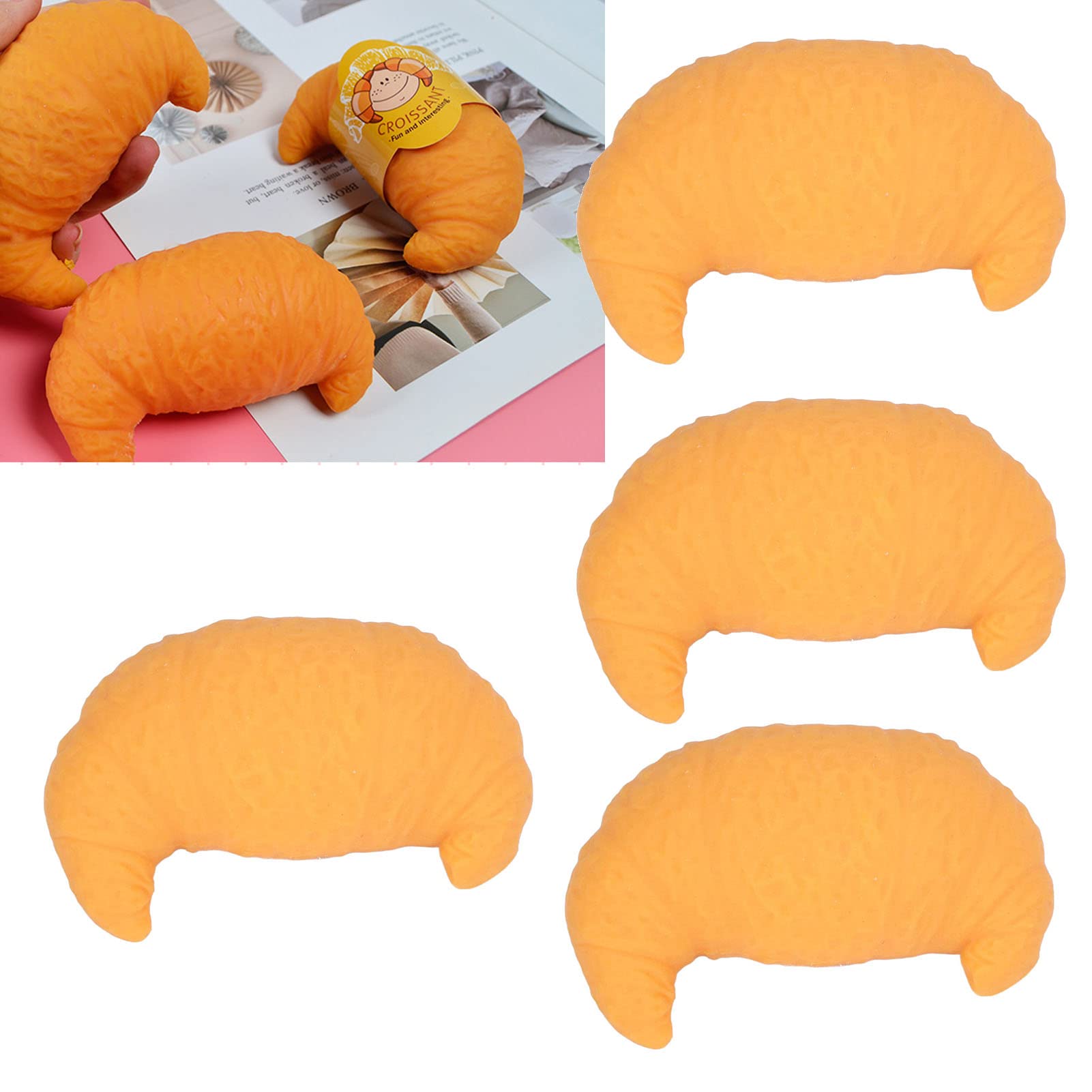 Amazon | クロワッサン スクイーズ おもちゃ 大人 ストレス解消